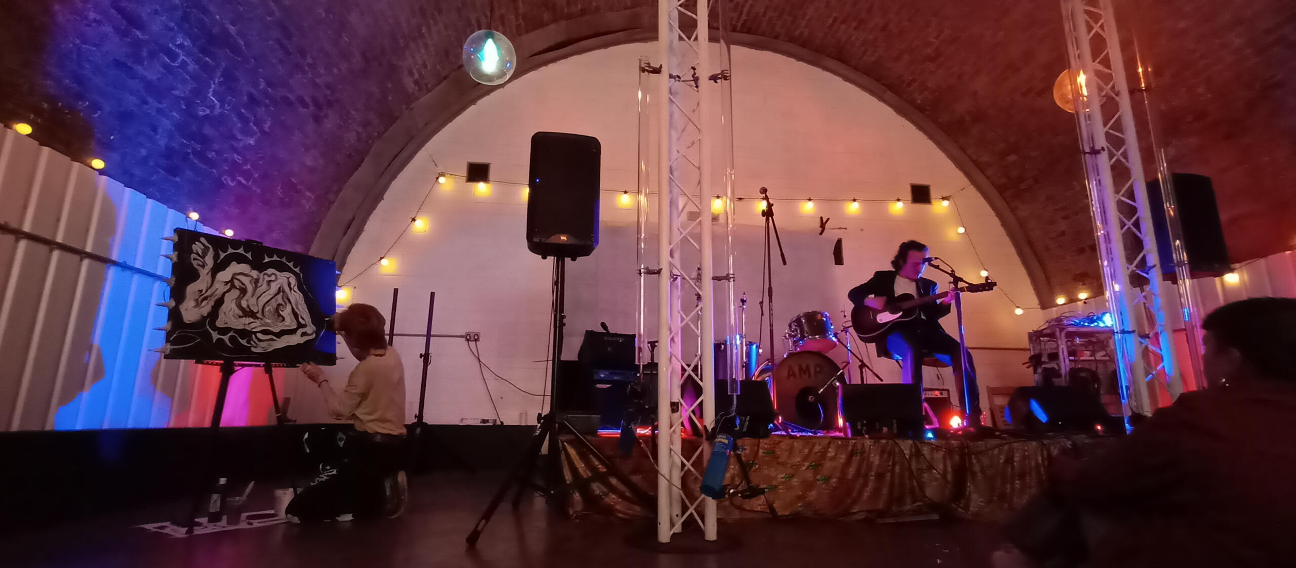 Pri's Art Salon, AMP Studios, Peckham, with Tim Atkins, 2023